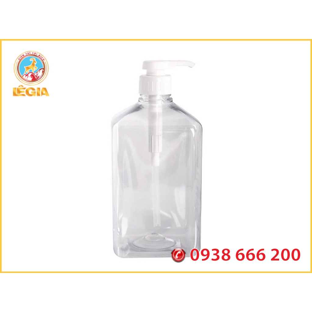 Bình Bơm Siro & Sugar Có Vòi Dung Tích 1600ml - Bình Nhựa