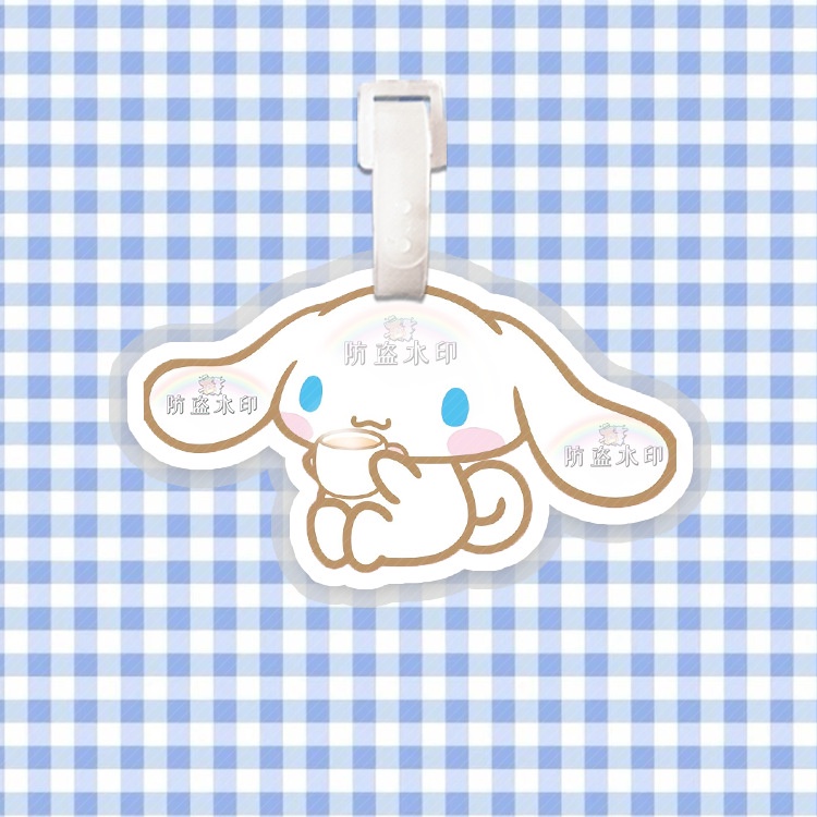 SANRIO Móc Khóa Gắn Hành Lý Hình Nhân Vật Hoạt Hình Cinnamoroll Đáng Yêu