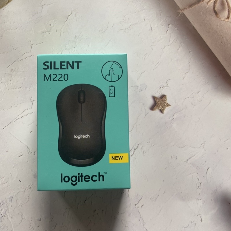 Chuột Không Dây Logitech M220 Không Tiếng Động- Có Công Tắc On/Off - Độ Nhạy Cao