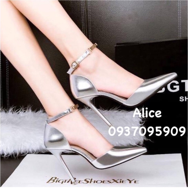 Giày Bupber Cao Gót Quai Hậu 10P- Hàng VNXK Cao Cấp - Full size 34-40