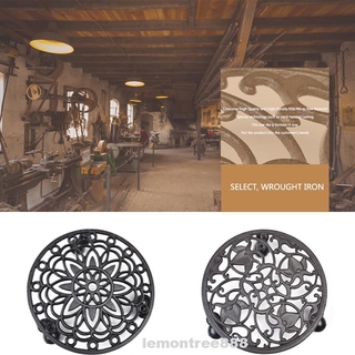 Lock Wheel Cast Iron Moving Rolling Modern Low Noise Plant Stand