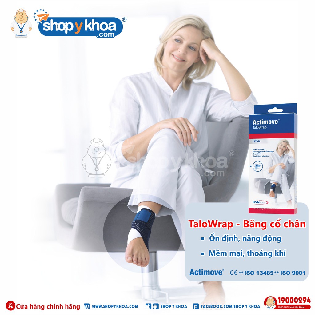 Băng cổ chân chấn thương và thể thao Actimove Talo wrap