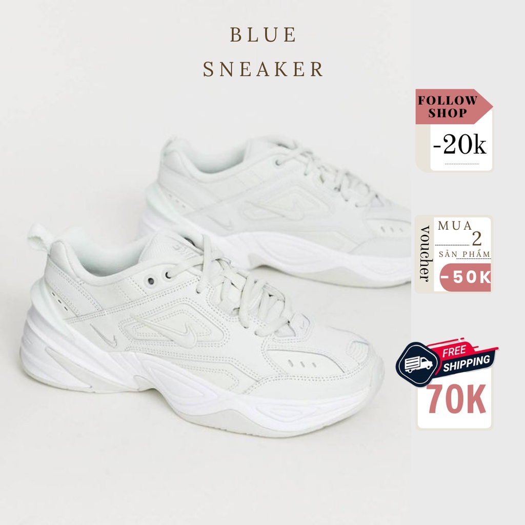 Giày Sneaker Nam Nữ M2k Tekno Full Trắng