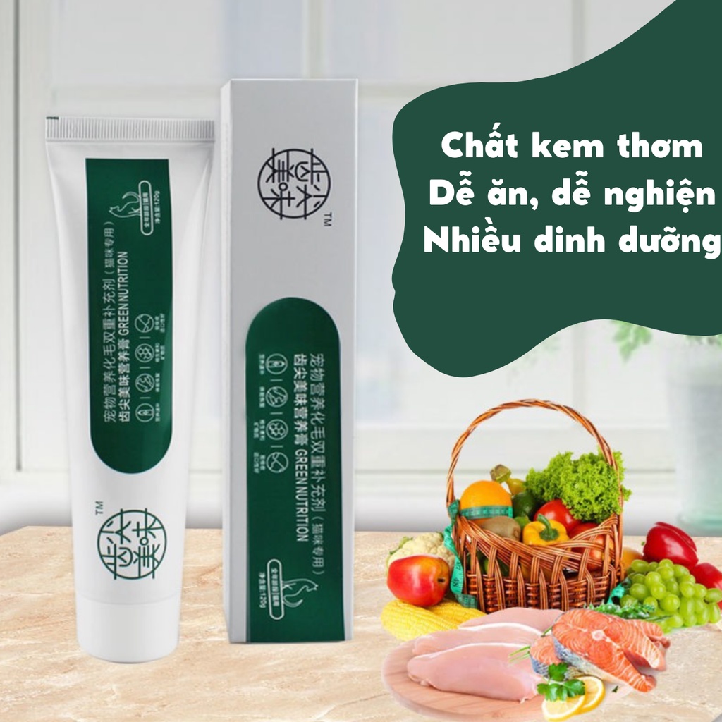 GEL TIÊU BÚI LÔNG Gel dinh dưỡng cho chó mèo Green Nutrition Helloconsen