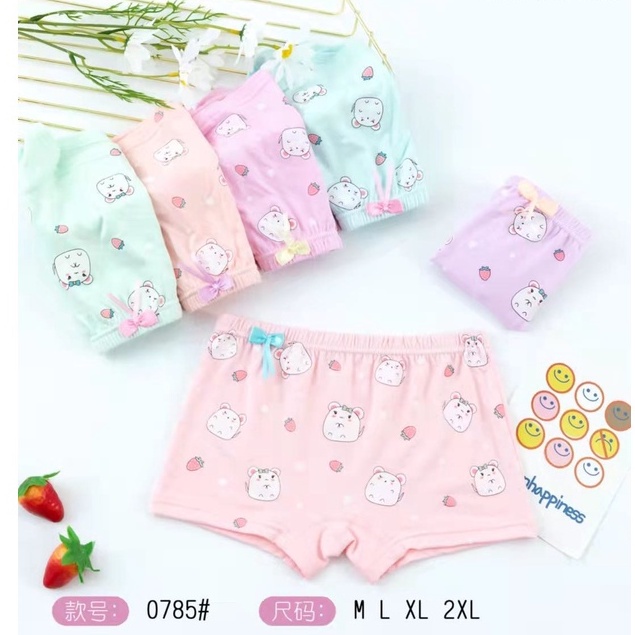 Quần chip đùi mặc váy cho bé gái cotton mềm mịn co giãn tốt