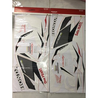 Tem zin Trắng Đỏ CBR250RR