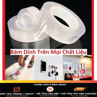 BĂNG KEO TRẮNG TRONG 2 MẶT ( 3 MÉT ) - KO HỘP