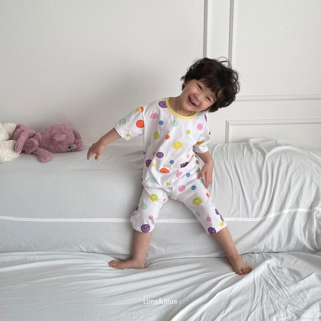 Lime&Blue Bộ đồ Smile