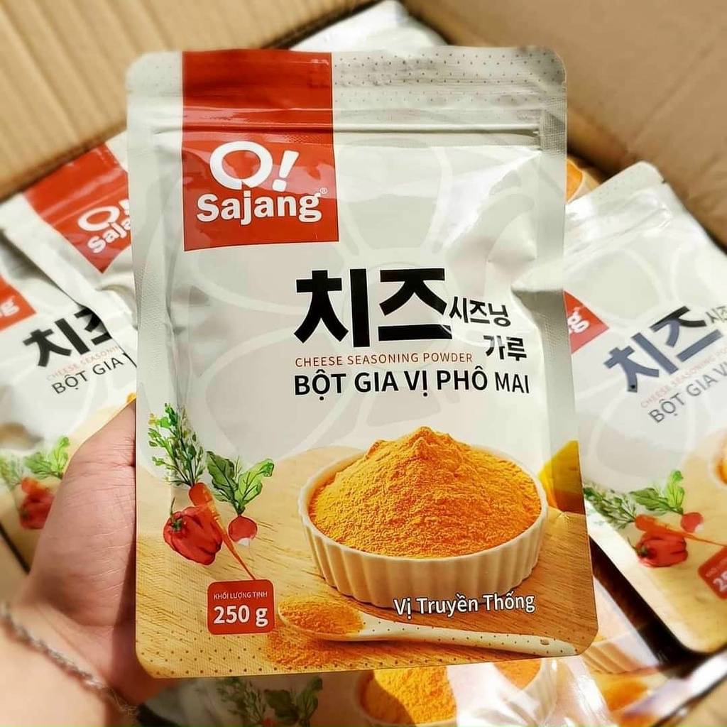 Bột Cheese Phô Mai Tự Nhiên Màu Cam 100gr (Chiết lẻ từ gói 250gr)