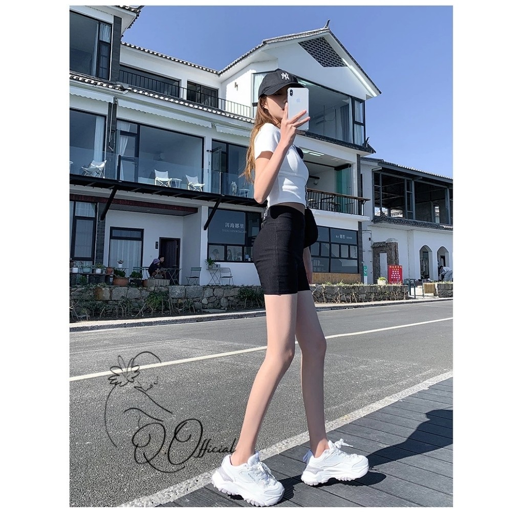Quần Short Đùi Q Legging Cạp Siêu Cao 7cm hè 2021