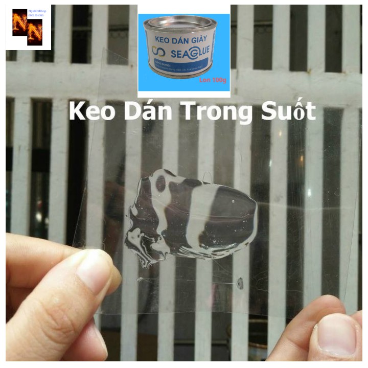 Keo Dán Giày Cao Gót Seaglue 100gr Trong Suốt,Bám Dính Tốt