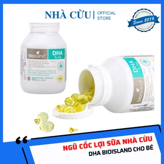DHA Bio Island DHA của Úc cho bé 60 viên