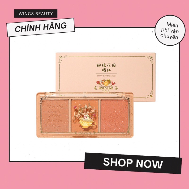 HOLD LIVE - Bảng phấn má Secret Garden Blush