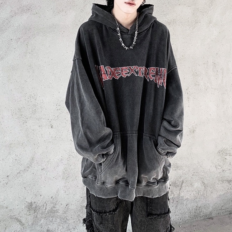 Áo hoodie wash JOC oversize Brokeboiz hình in thánh giá chính hãng Made Extreme