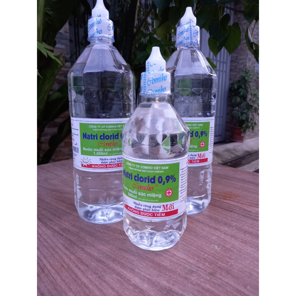 THÙNG Nước Muối Sinh Lý Sagopharco Natriclorid 0.9%