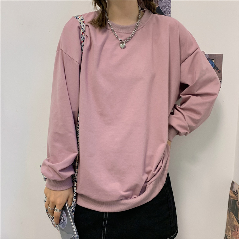 Women Korean Long Sleeve Solid Sweater | BigBuy360 - bigbuy360.vn