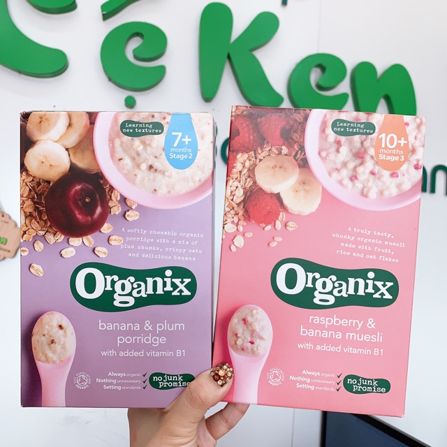 Bột ăn dặm organix xách tay UK