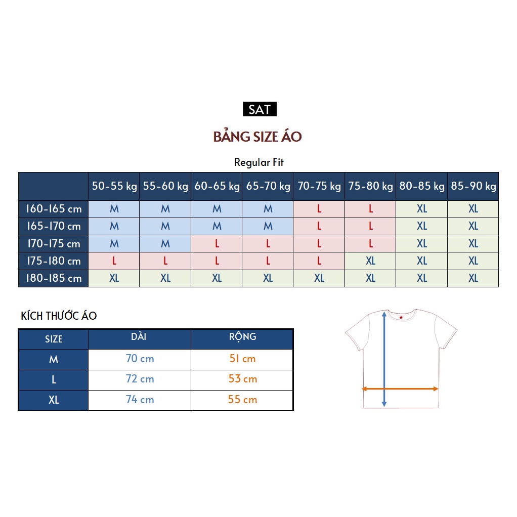 Áo thun trơn, T'shirt Basic cổ tròn SAT TS-03 unisex, vải cotton mềm mịn, dày dặn, trẻ trung chuẩn form