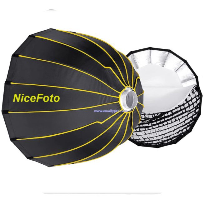 Softbox deep parabolic  kèm lưới tổ ong - hàng chính hãng NICEFOTO