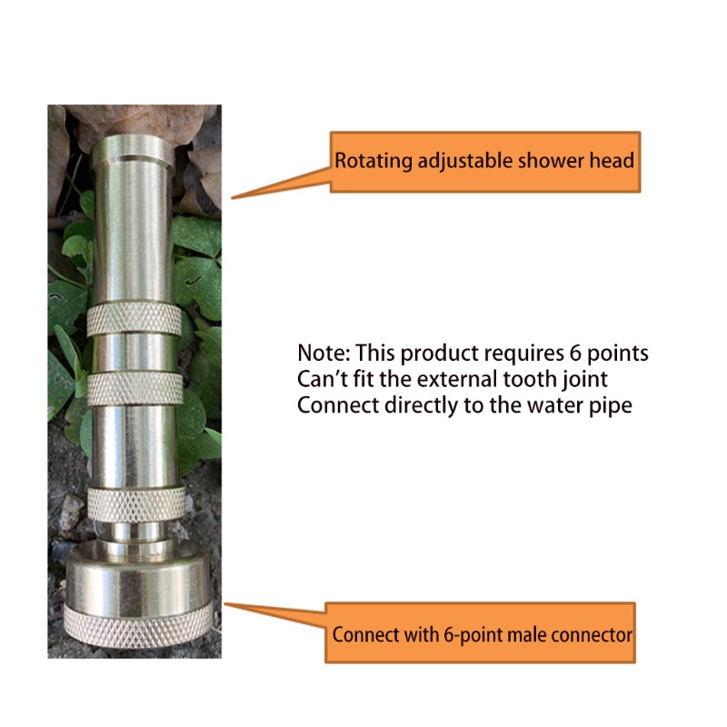 Vòi Phun Nước Bằng Đồng Thau Dùng Rửa Xe Hơi / Làm Sạch Thú Cưng Ngoài Trời