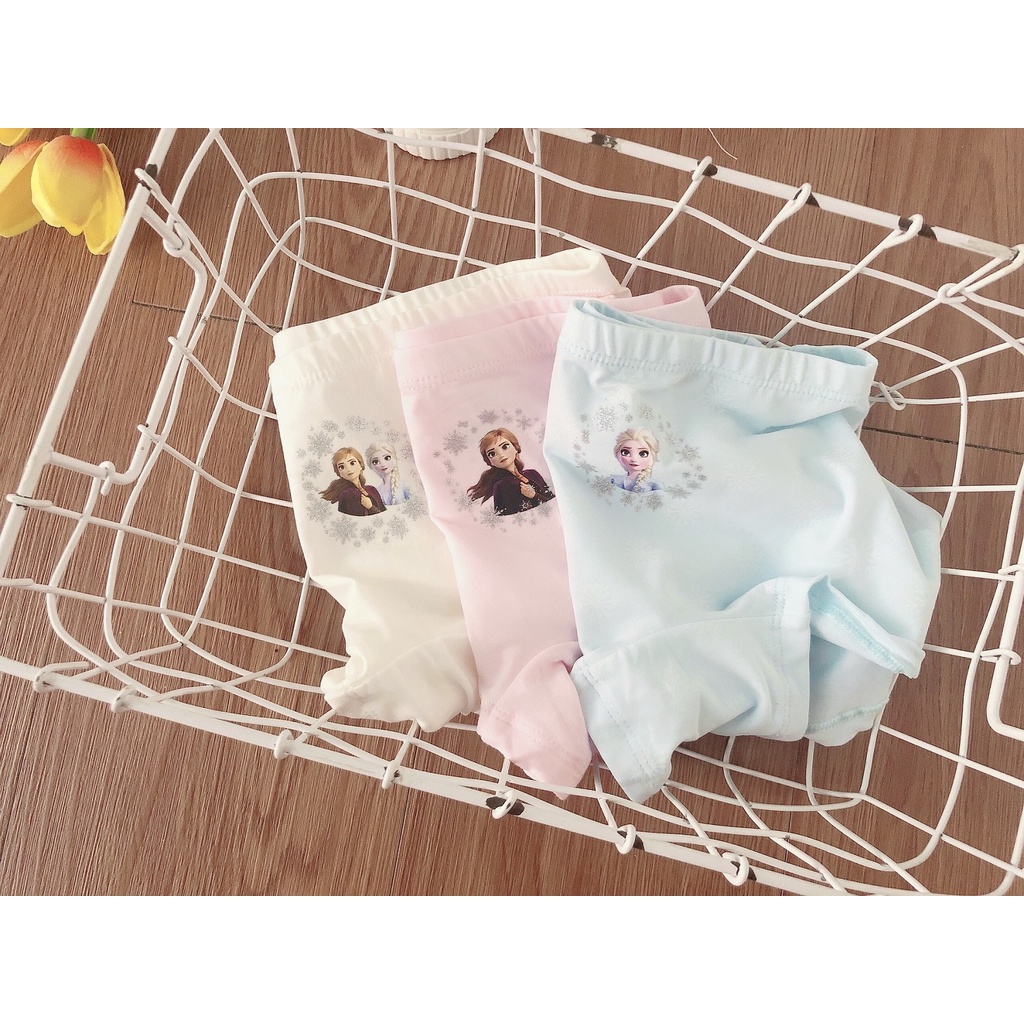 Quần chip bé gái set 3 chiếc hãng TEENGO, Quần lót cho bé 3-12 tuổi xuất Nhật vải cotton siêu co giãn