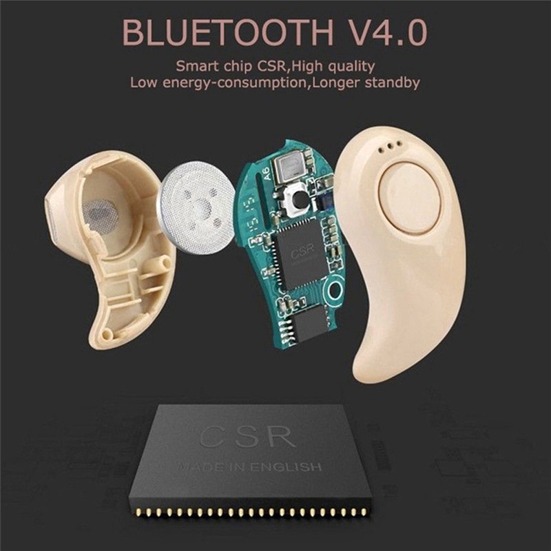 S530 mini wireless bluetooth in-ear headset with microphone suitable for all smartphones