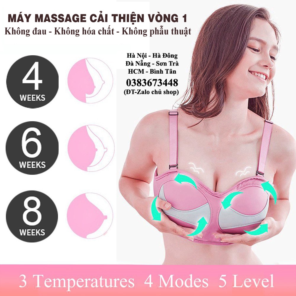 Máy Massage Săn Chắc Ngực + TẶNG 1 Lọ Tinh Dầu - Cách Cải Thiện Ngực Lép Tự Nhiên Không Phẫu Thuật