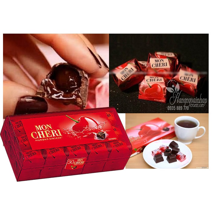 [Mã ANHT12 giảm 10K đơn 99K] [SHIP HOẢ TỐC HN] Kẹo Socola mon cheri 157g (15 viên)