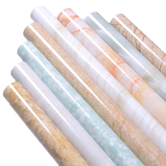 Giấy dán tường vân giả đá dán bếp dán bàn ăn cực đẹp
