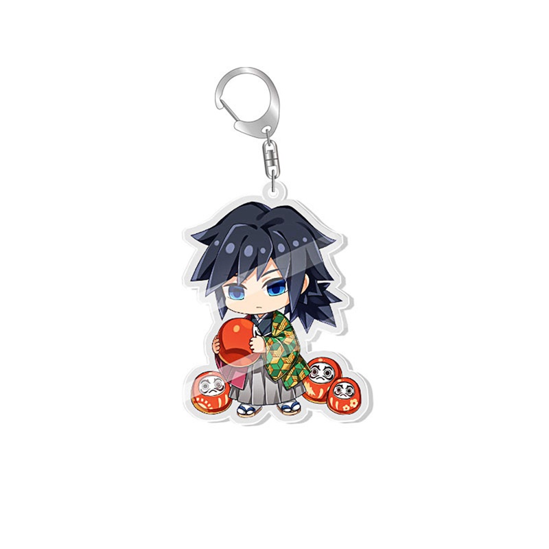 Móc khóa nhựa acrylic họa tiết thanh gươm diệt quỷ Kimetsu No Yaiba
