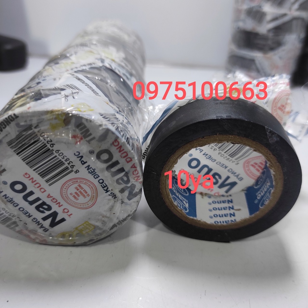 Băng dính điện 10ya-20ya Nano xịn, băng keo điện
