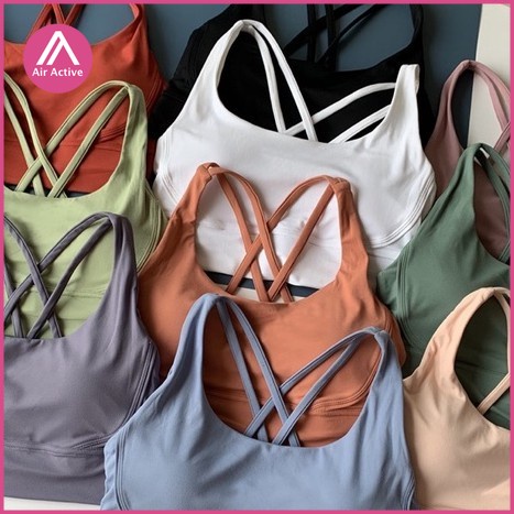 Áo bra thể thao áo ngực thể thao có miếng đệm dùng tập gym thể thao áo bra tập gym