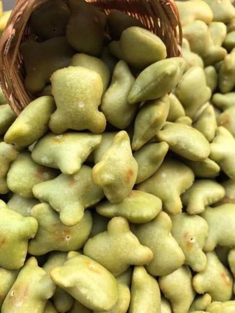 1kg BÁNH GẤU Mix Vị  nhân Kem siêu ngon
