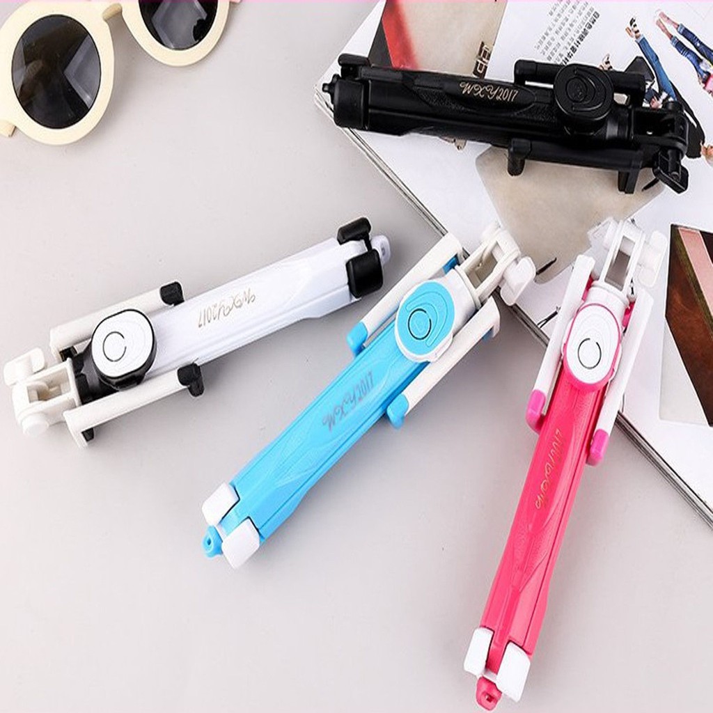 Gậy tự sướng Tripod Selfie Stick ba chân Bluetooth đa năng. | BigBuy360 - bigbuy360.vn