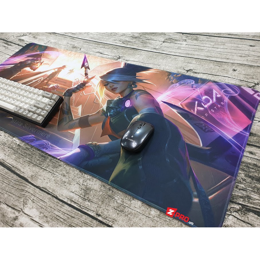 Lót chuột Akali Âm Nhạc - True Damage Akali 90x40cm