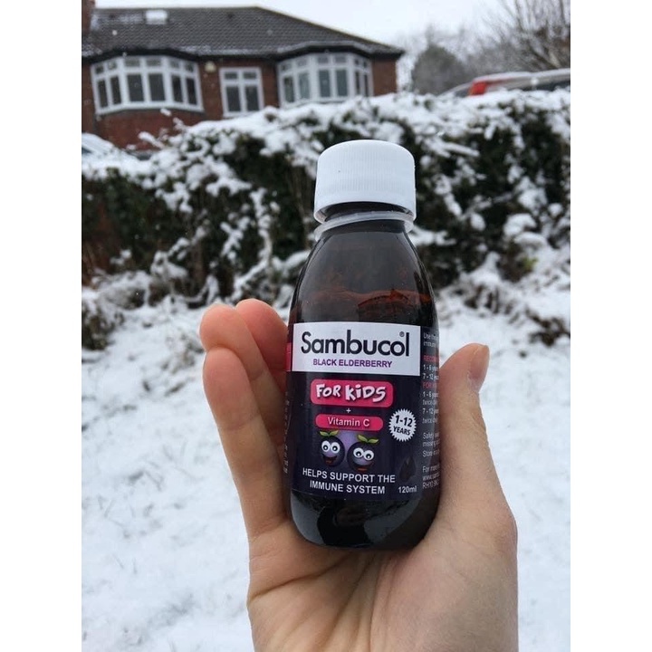 Siro tăng đề kháng Sambucol Anh 120ml