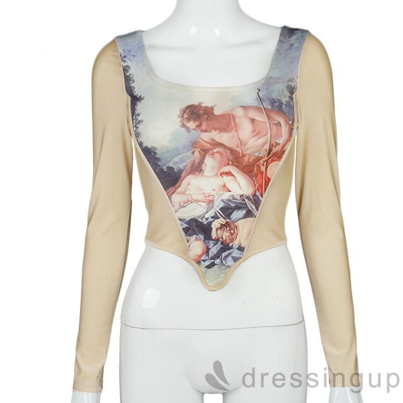 Áo Croptop Cổ Vuông Không Tay Quyến Rũ Dành Cho Nữ