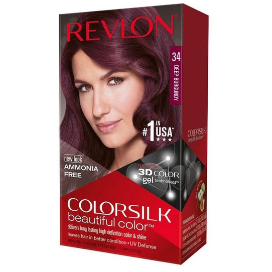 Thuốc Nhuộm Tóc Số 34 Đỏ Tía Đậm Revlon Colorsilk