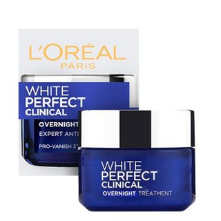 Kem Dưỡng Da Trắng Mịn Và Giảm Thâm Nám L'oreal Paris White Perfect Clinical Ban Đêm - 50ml