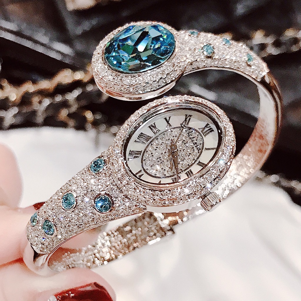 Đồng Hồ Nữ Melissa Silver Kiểu Snake 28mm Chính Hãng