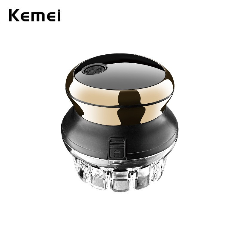 Tông đơ cắt tóc DIY Kemei KM-887 thiết kế dạng xoay hoạt động có hoặc không dây cho nam