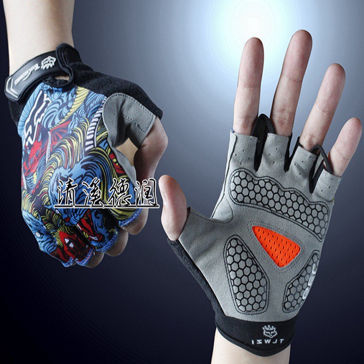 Găng tay hình xăm cực chất - Găng tay thể thao - găng ty tập gym