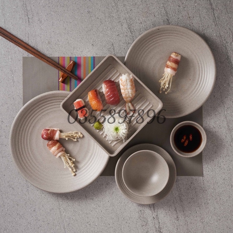 Bát đĩa phíp Thái Lan Không Vỡ 100% MELAMINE