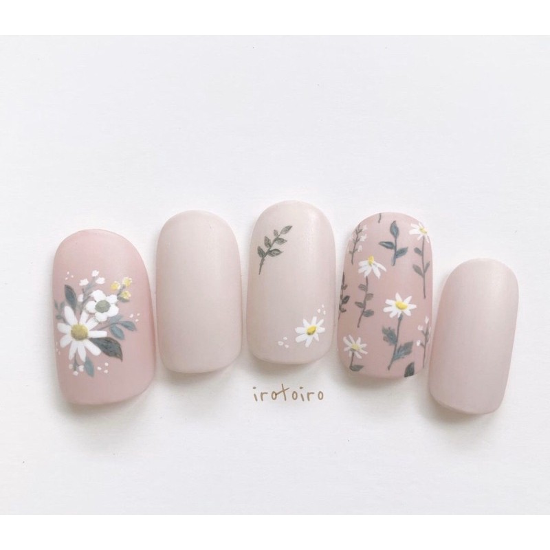 móng úp thiết kế/ nailbox mẫu hoa