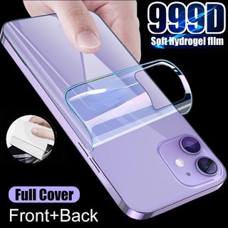 Kính Cường Lực Hydrogel Bảo Vệ Mặt Trước Và Sau Cho iPhone 14 Pro Max 13 12 11 Pro 12 Mini X XR XS Max 7 8 6 6s Plus SE 2020