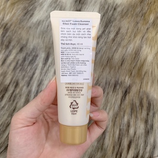 [DATE MỚI] Sữa Rửa Mặt Sum vàng Losec Summa Elixir Foam Cleanser 40ml
