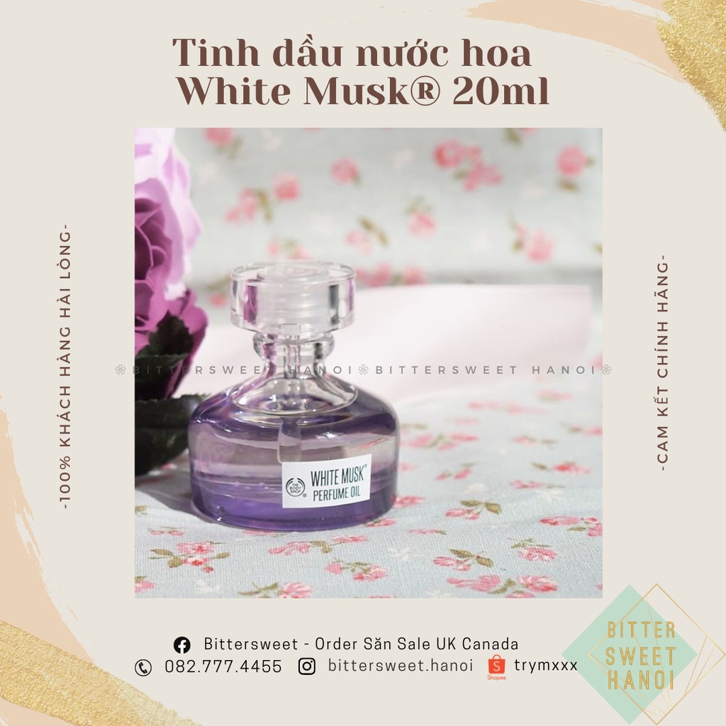 Tinh dầu nước hoa White Musk Perfume Oil The Body Shop 20ml