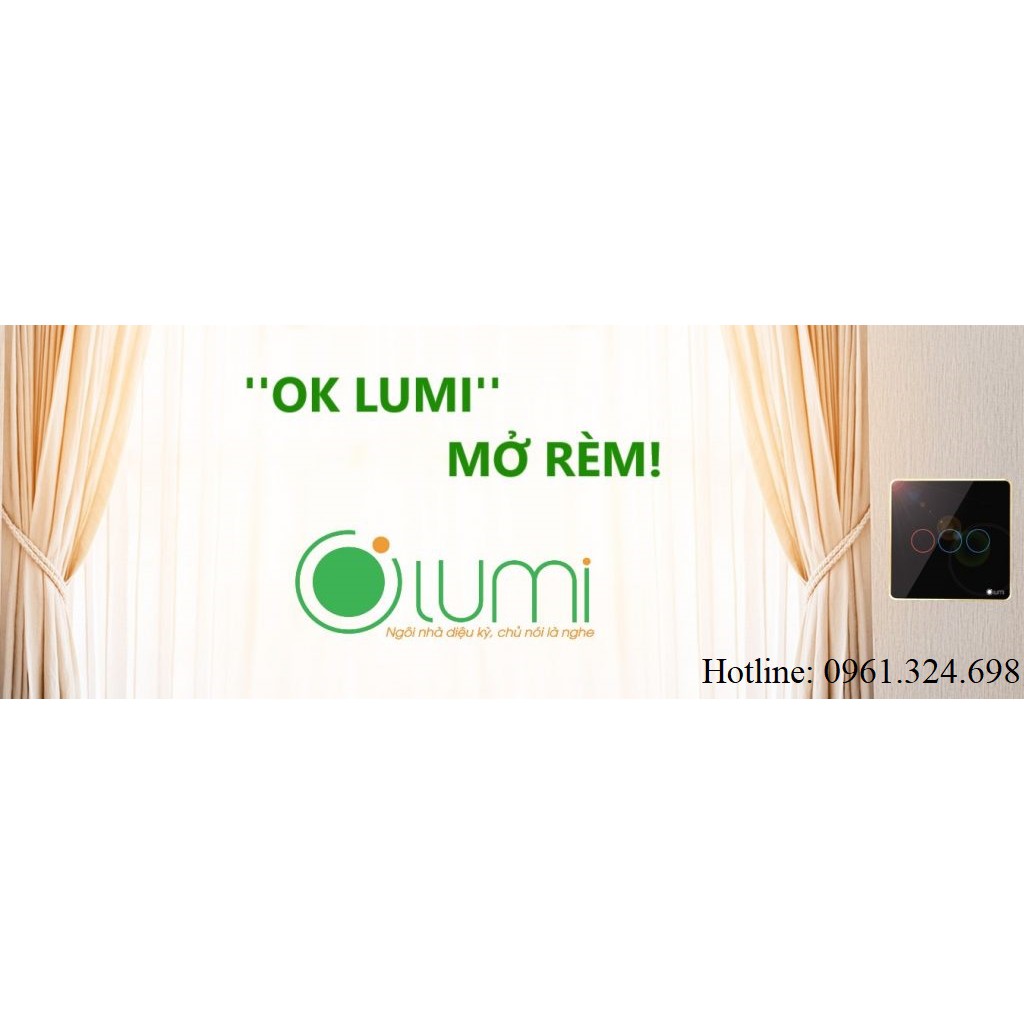 Công Tắc Cảm Ứng Thông Minh Lumi Điều Khiển Rèm Cửa Đơn LM-S3C Viền Nhôm - Nhà Thông Minh Lumi