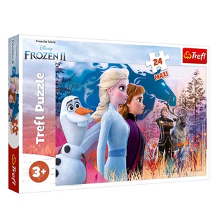 Tranh ghép hình Trefl 14298 - 24 mảnh Chủ đề Disney Frozen 2 Elsa và Anna