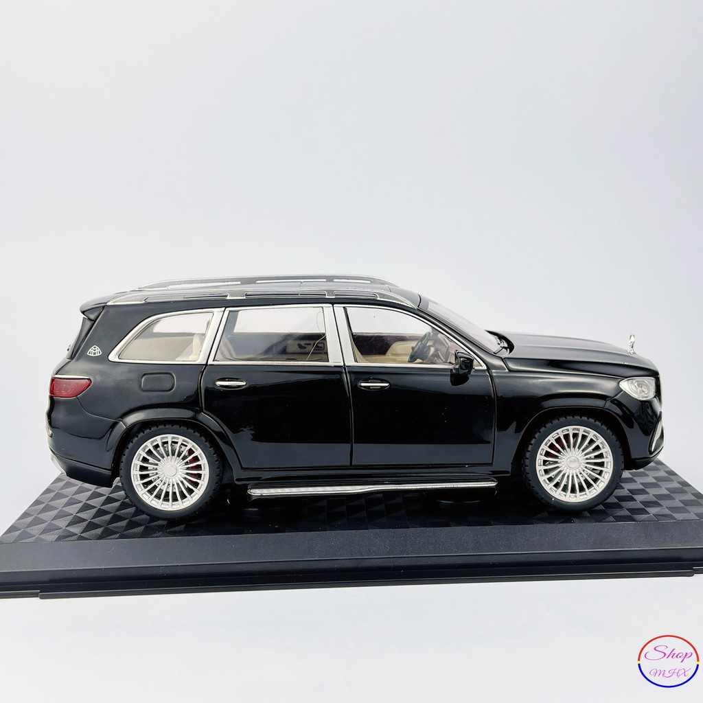 Xe mô hình sắt Mercedes Maybach GLS600 TẶNG KÈM BIỂN SỐ tỉ lệ 1:24 CHIMEI